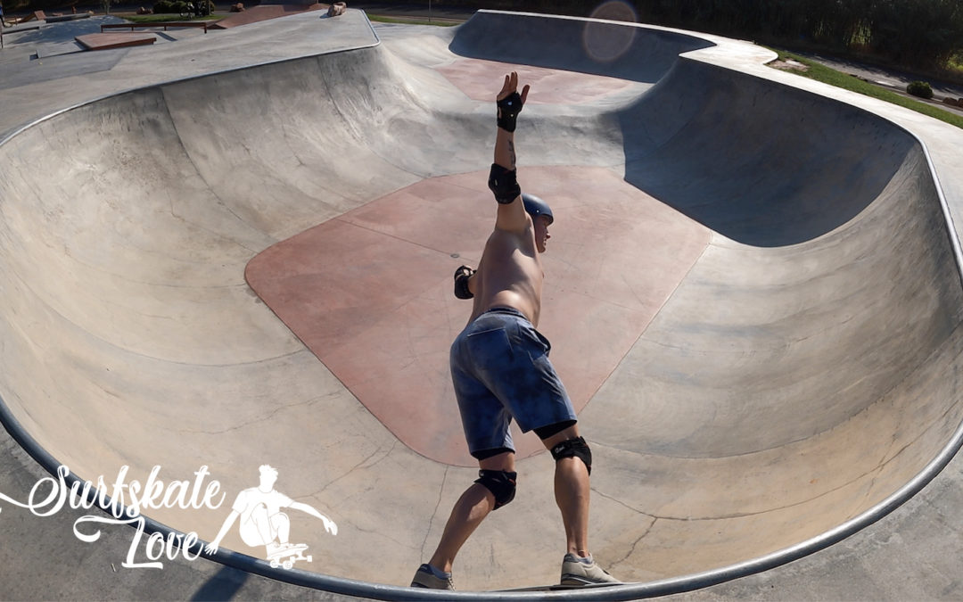 Surfskate Bowl Riding Tutorial: How to Compress & Extend Through Transitions