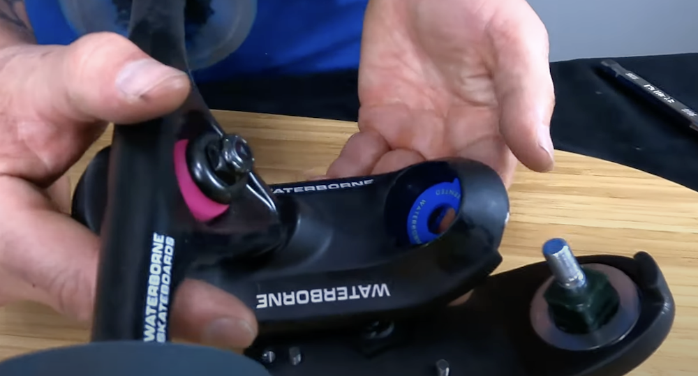 waterborne fin system installation