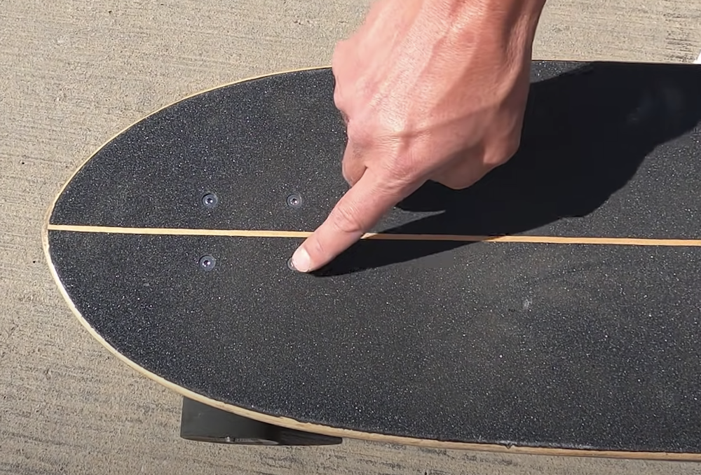 surfskate foot position